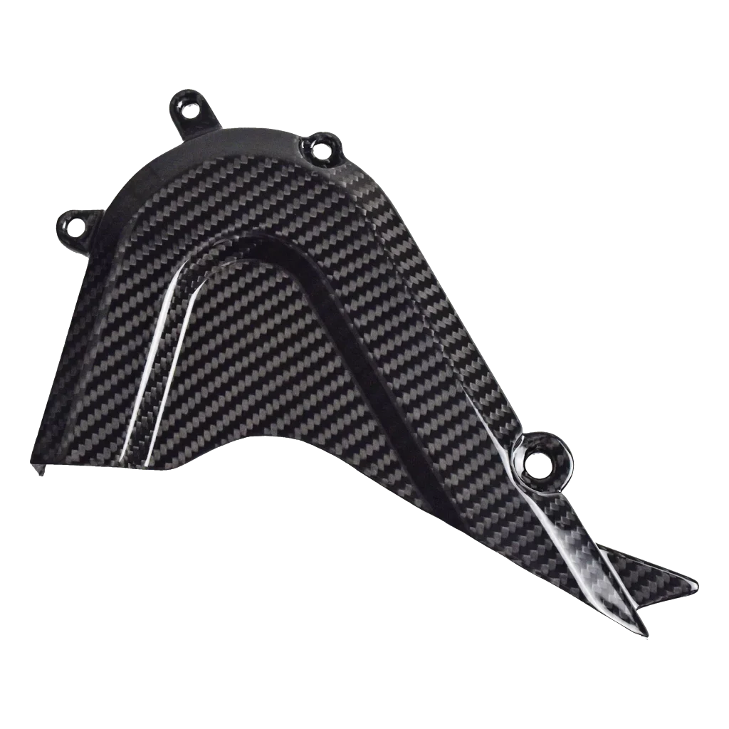 For KTM RC390 RC 390 2018 2019 2020 2021 2022 3K Carbon Fiber Motorcycle Modification Accessories  Sprocket Cover Part Fairing