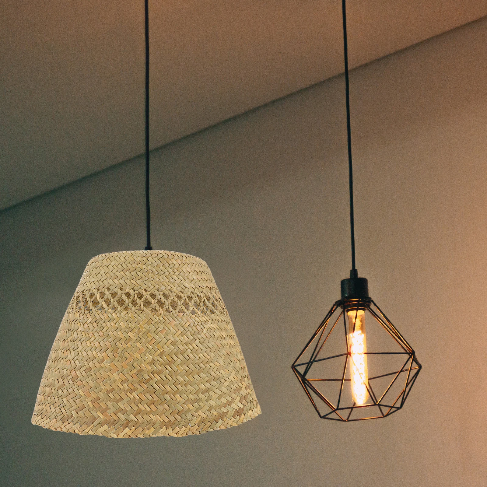

Rattan Woven Decorative Ceiling Light Shade H H Woven Lamp Cover made Pendant Lamps Dust Proof Easy Install