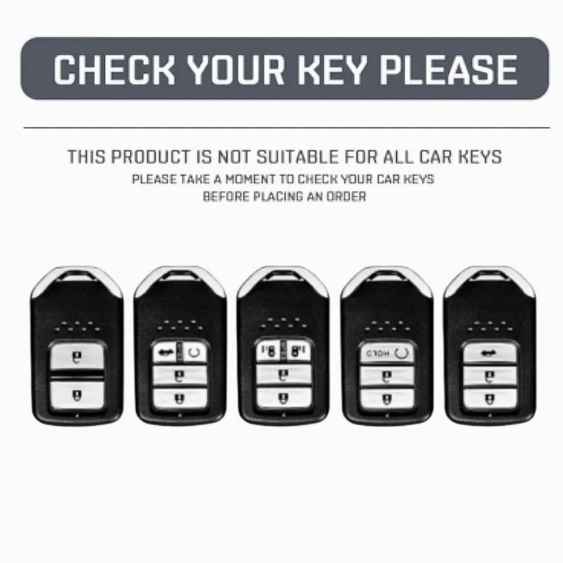 

Car Remote Key Shell Fob for Honda Vezel City Civic Jazz BRV BR-V HRV Case Cover Protector Keychain Car Accessories