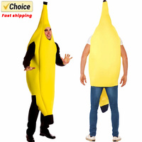 Carnival Clothing Men Cosplay Adult Fancy Dress Funny Sexy Banana Costume Novelty Halloween Christmas Carnival Party Decorations