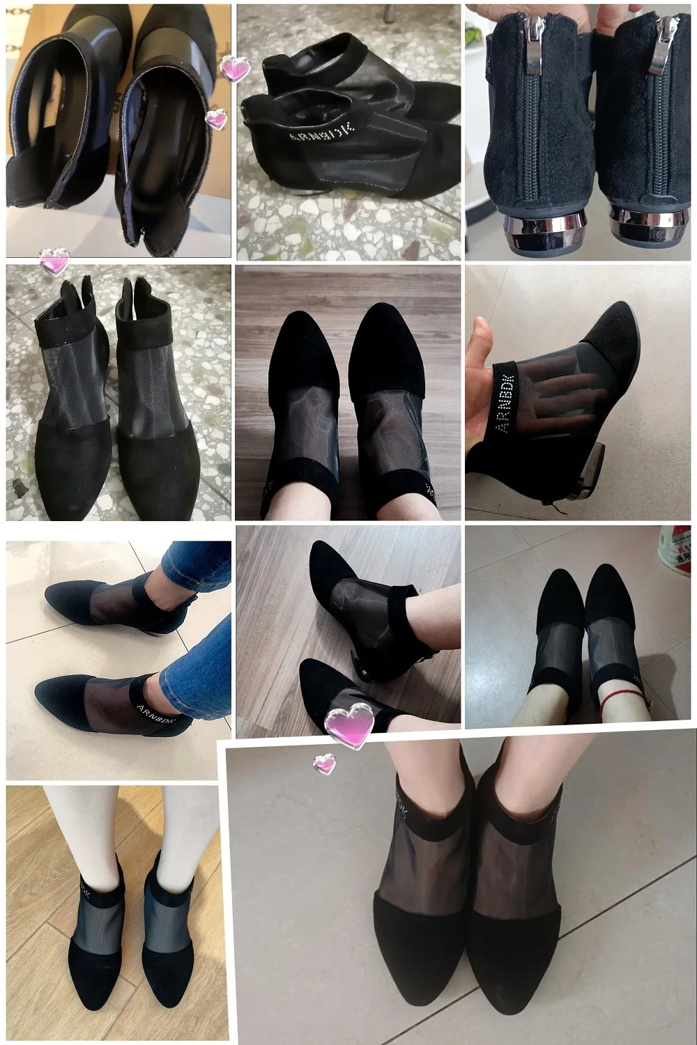 Breathable Gauze Women Boots for Summer 2024 Low Heels Back Zipper Casual Walking Boots Office Female Footwear Ladies Shoes