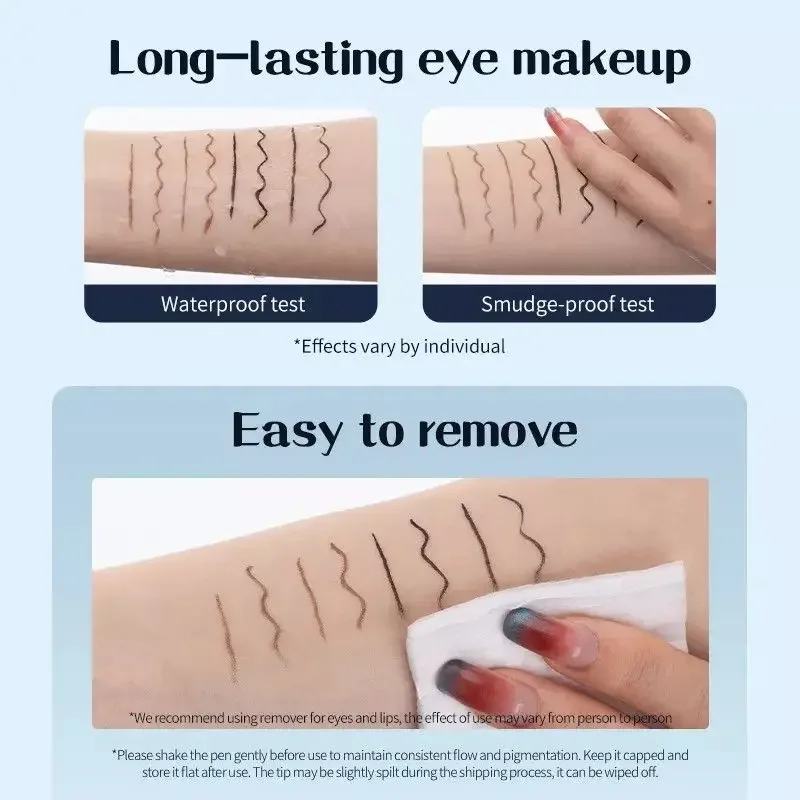 フラワーノウズムーンライトマーメイド防水24時間持続ヴィーガンスマッジプルーフリキッドアイライナー0.5gクルエルティフリーメイクアップバイラル防水