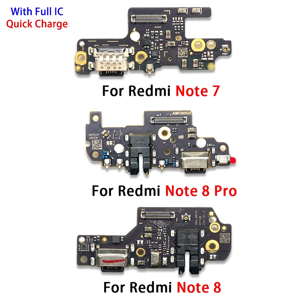 

USB-зарядное устройство, док-разъем, порт зарядки, гибкий кабель для Xiaomi Redmi Note 7 7 Pro 8 8 Pro, запасные части