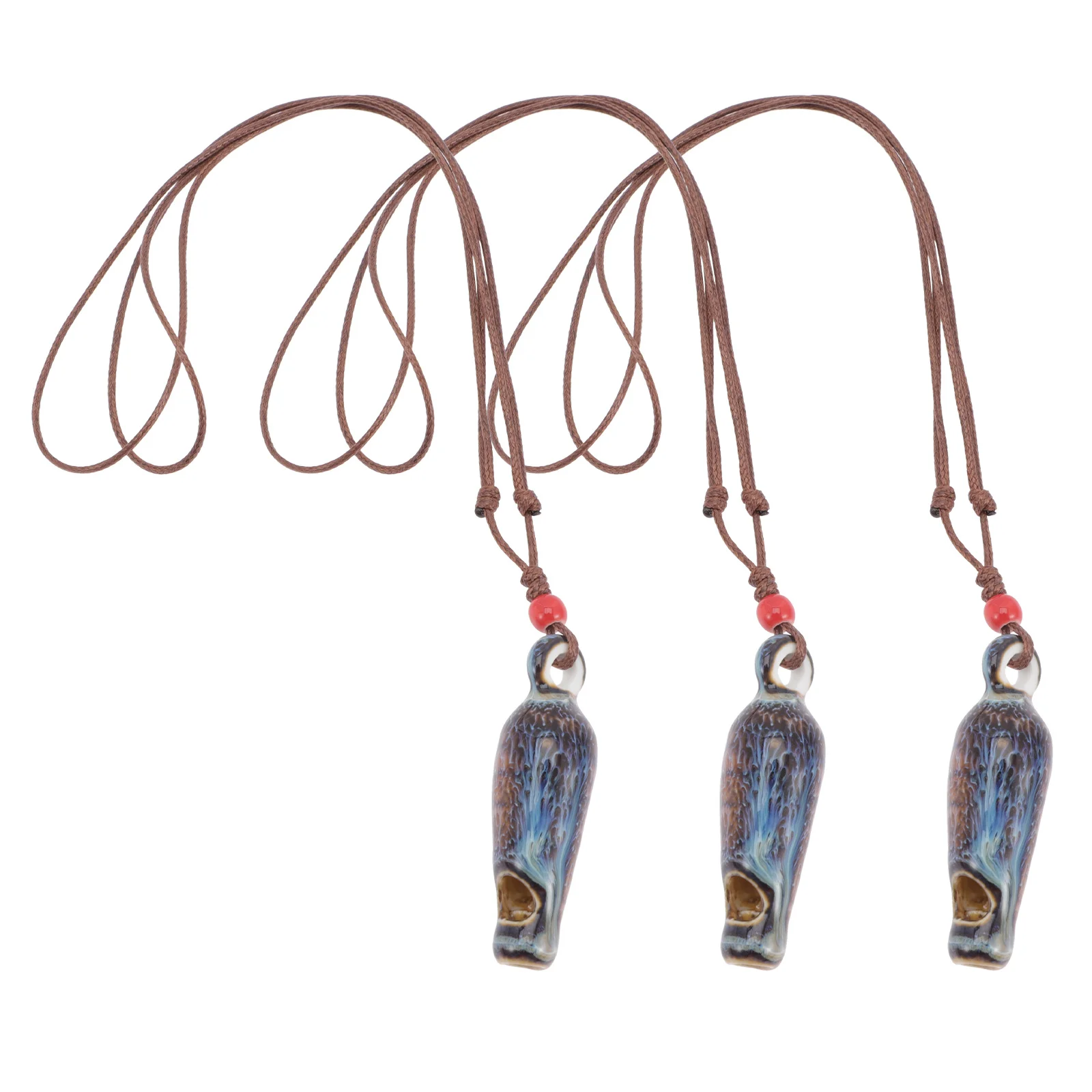 3 pezzi fischietto in ceramica a forma di carota sicuro durevole per bambini musica potenziale coltivazione fischietto cartone animato tromba giocattolo