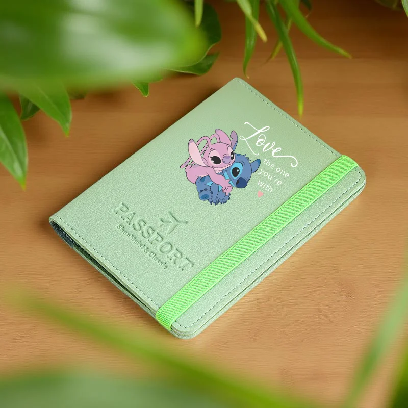 Stitch Passport Wallet - Lightweight Travel Card Holders with Drawstring Closure for Daily Commute & Holiday Use,Passport Holder