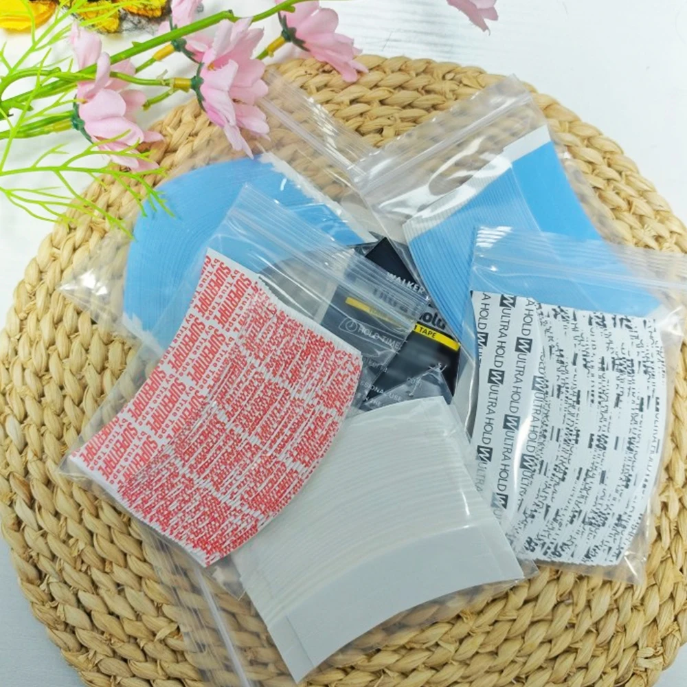 36pcs/lot Supertape Waterproof Hair Tape Double Side Adhesive Super Tape For Lace Wig Toupee Replacement Hairdresser Accessorie