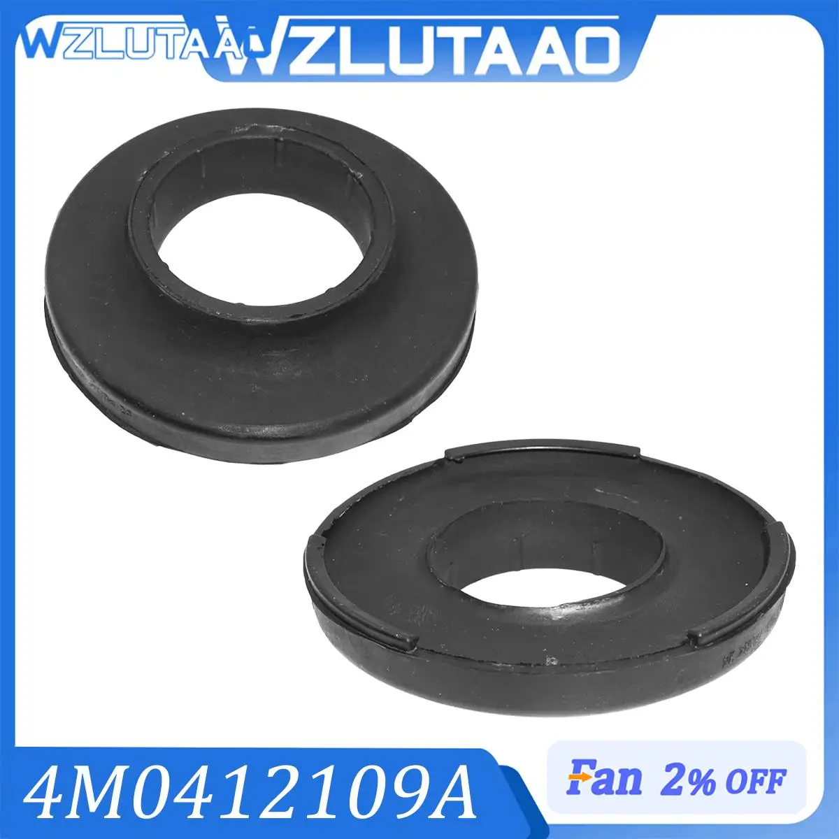 1/2 Pcs 4M0412109A Shock Absorber Spring Pad Plate For Audi A4 A5 A6 A7 Q7 Q8 2016-2026 RS4 RS5 RS6 RS7 RSQ8 VW Touareg 18-2026