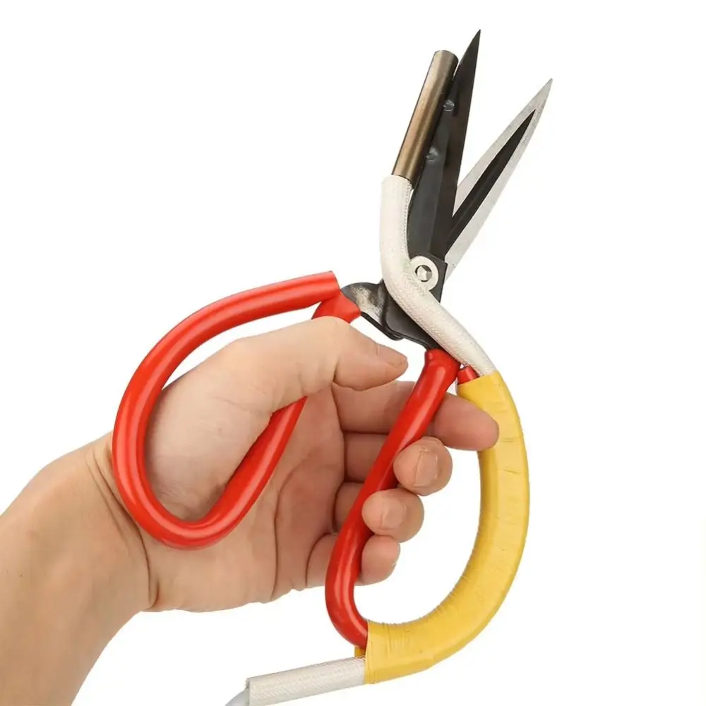 Temperature Adjustable Electric Heating Fabric Scissors 9-Level Temperature Control Metal Blade Temperature Adjustable Scissors