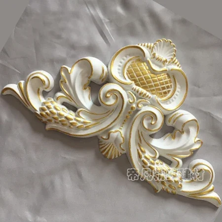 PU polyurethane fireplace part decoration European style ceiling decor doorframe portal decorating components