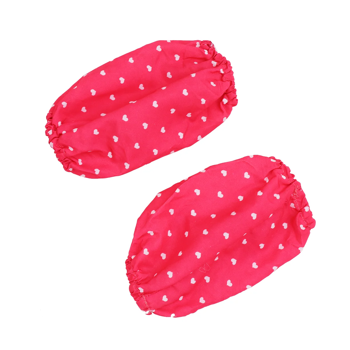 3 Pcs Dreses Red Heart Pattern Chef Apron Children Costume Clothing Cosplay Clothese Accessory Cotton Girl