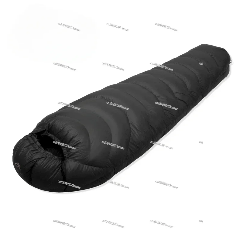 

2800G/3000G White Goose Down Filling Waterproof Nylon Comfortable Warm Winter Mummy Sleeping Bag for Outdoor Camping Tou