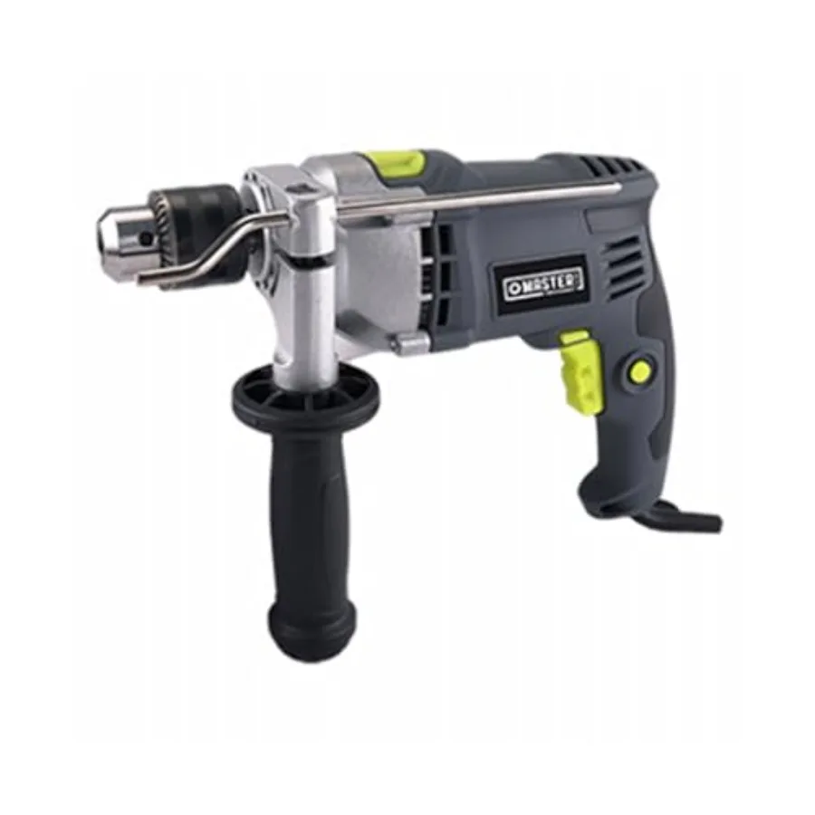 

7.5 Amp Motor 0.5 Inch Hammer Drill with Soft Grip Handle Metal Depth Gauge and 1 Piece Metal Chuck Key for Hom