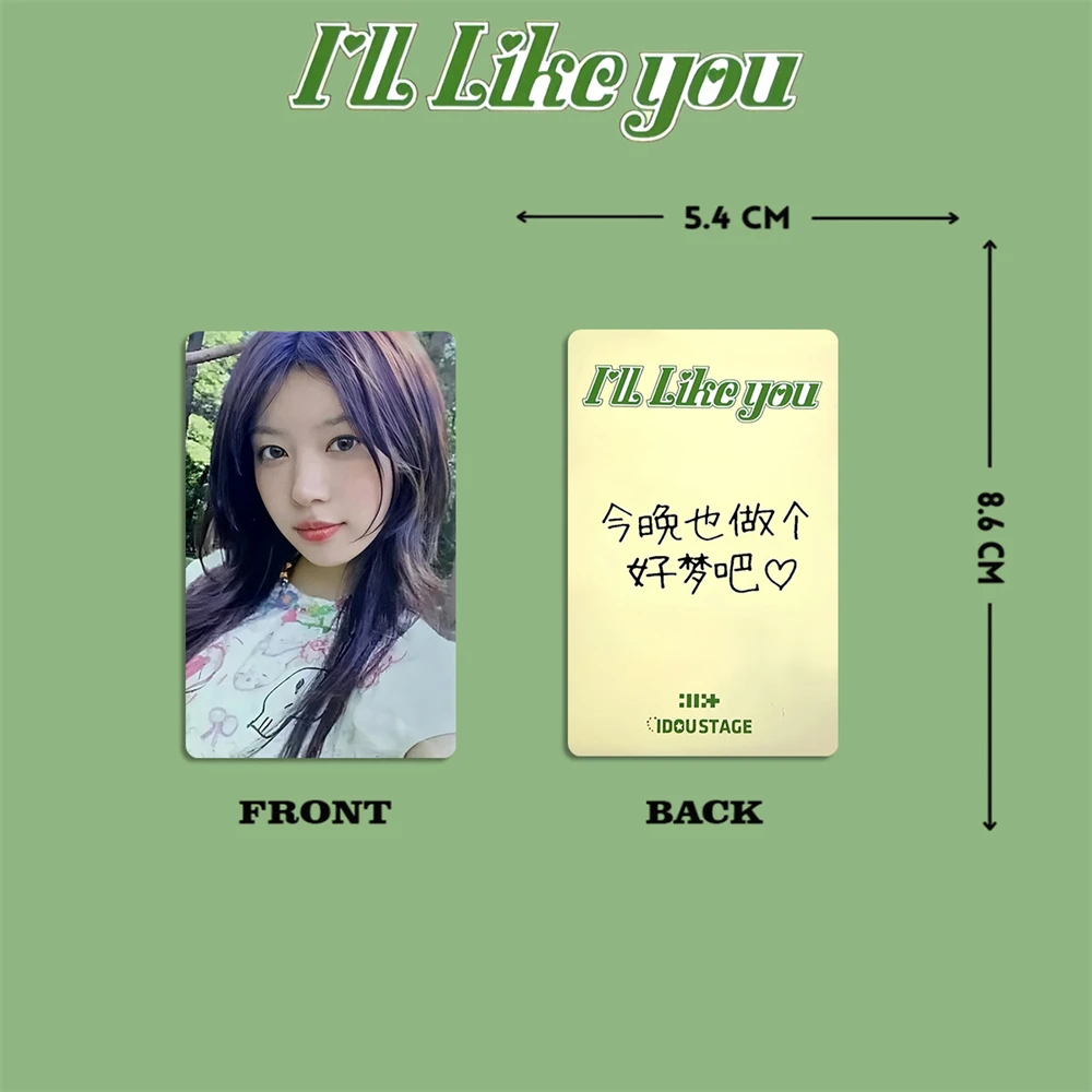 ชุดการ์ดรูป KPOP ILLIT 5 ชิ้น/ชุด อัลบั้ม I'LL LIKE YOU การ์ดโปสการ์ดกระดาษ MINJU IROHA WONHEE MOKA YUNAH การ์ดโลโม่สองด้าน ของขวัญสำหรับแฟนคลับ