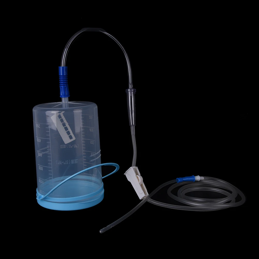 Household Enema Bowel Barrel Enema Bag Device Gesen Coffee Intestine Bowel Hydrotherapy Device With 10 Tube Hygiene Product