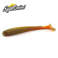 2023 HOT Impact Ring Shad Fishing Lure Soft 63mm 80mm 97mm Plastics Baits Swimbait Jigging LureBait perch Lures