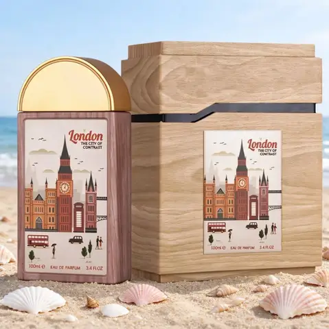 London The City of Contrast, new release for sale, 3.4oz 100ml, fruity woody scent, a refreshing unisex fragrance, elegant and charming, long-lasting, suitable for multiple occasions, comes in a luxurious gift box, a perfect gift choice