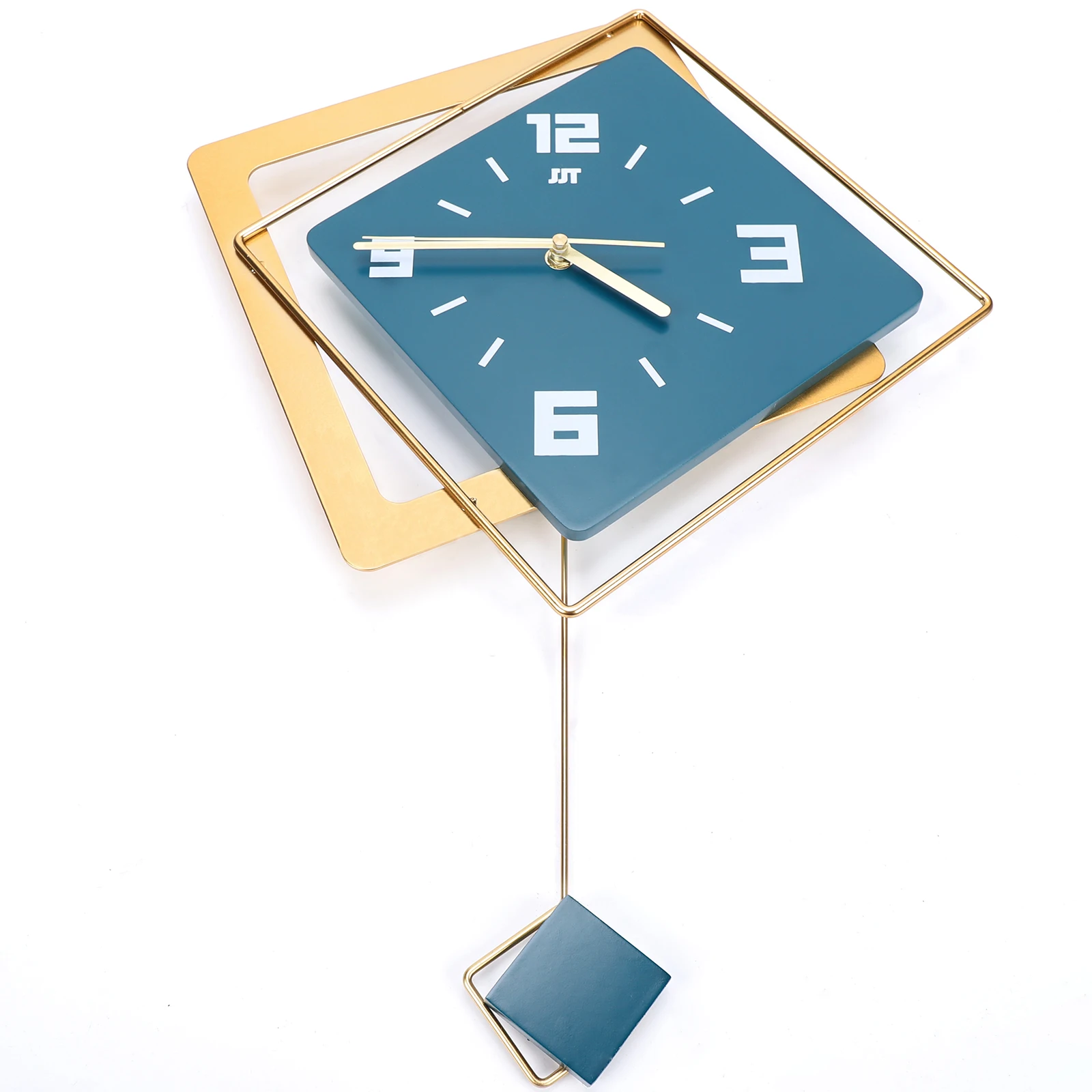 

Stylish Metal Wall Clock with Double-Layer Design, Silent Operation, Aluminum Pointers for Noise-Free Experience