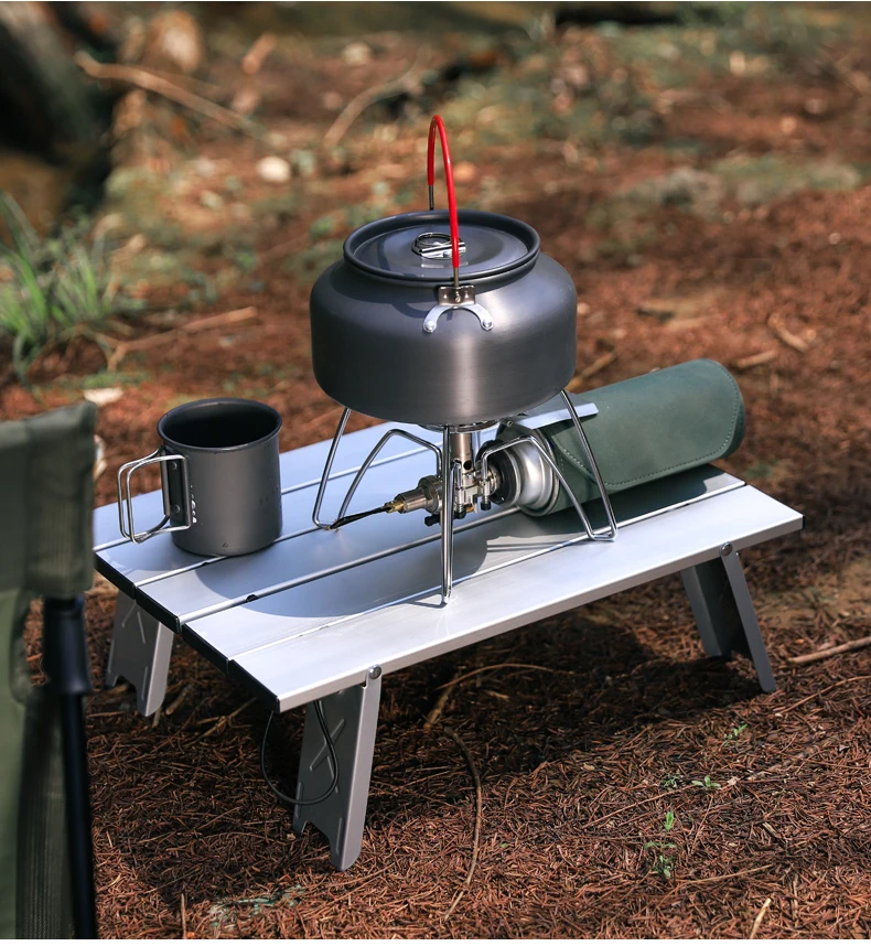 Camping Mini Foldable Table Portable Aluminum Alloy Folding Table for Outdoor Picnic Barbecue Tours Tableware  Camping Accessori