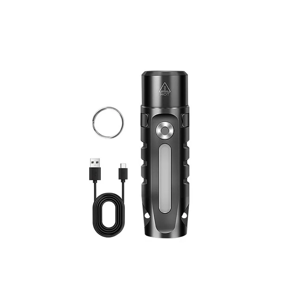 

Multi-Light Source Mini Keychain Flashlight Super Bright Side Lamp Portable Work Light Rechargeable Tail Magnet
