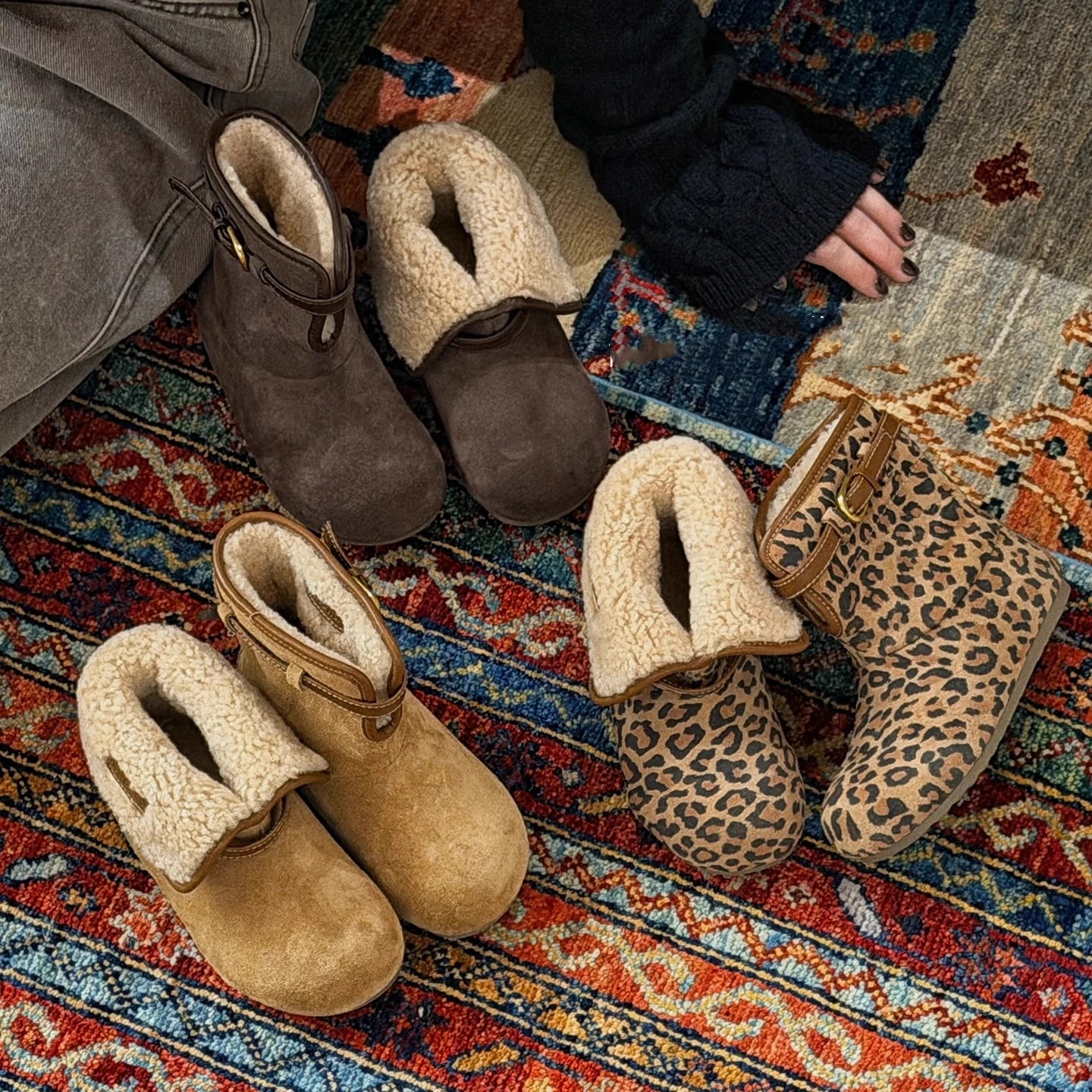 Fashion Children Casual Shoes Girls Boys Cotton Snow Boots Warm Lamb Wool Kids Boots Winter Cotton Shoes Sneakers ботинки мартин