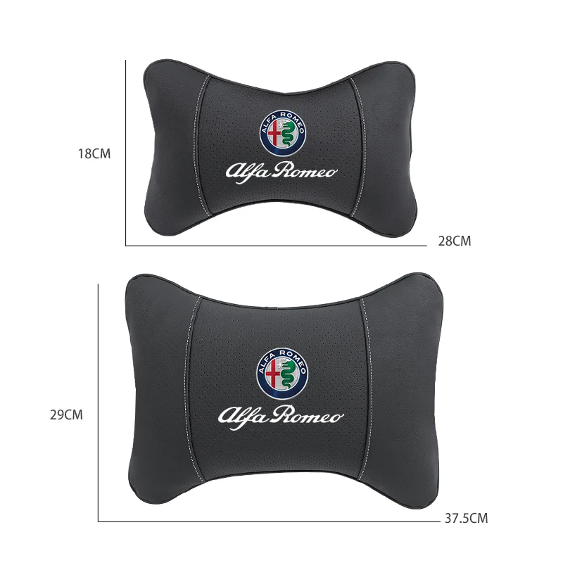 Car seat backrest cushion driver waist cushion tool For Alfa Romeo 4C 159 Spider Giulia Giulietta 156 Tonale 8C Stelvio GT 166