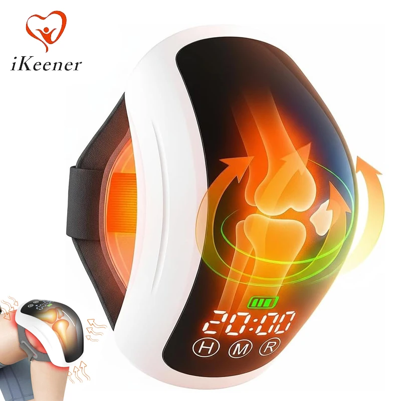 

Knee Massager Red Light Laser Therapy Device 70pcsx3 in 1 Beads 880nm 660nm 630nm Infrared Vibration Massage Joint Pain Relief