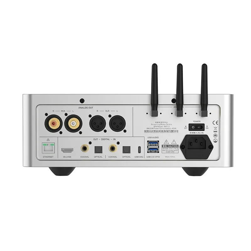 SHANLING SM1.3 Streamer Player all-in-one HIFI Music Turntable Decoding Headphone Amplifier AK4499EX DAC Bluetooth 5.2 Decoder