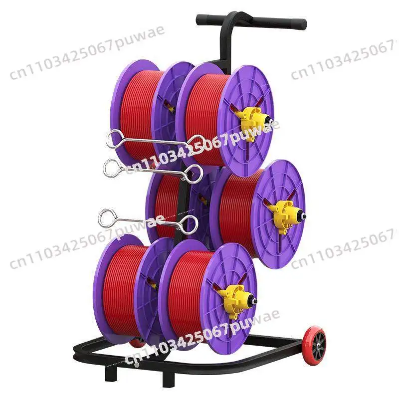 Electrician Wire Reel Dispenser Home Deco Wire Pay-off Stand Cable Storage Rack