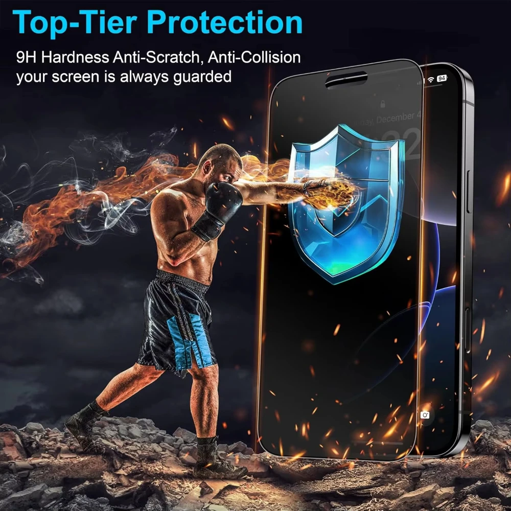 3pcs Full Cover Matte Privacy  - огляд і ціна Matte Anti Glare Screen Protector