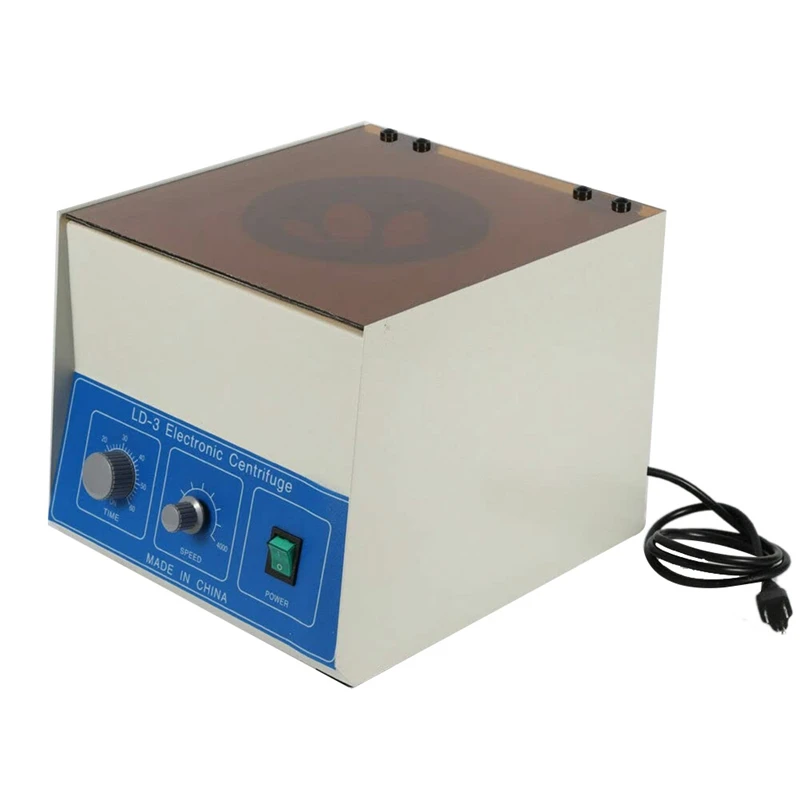 

LD-3 4000Rpm Electric Benchtop Centrifuge,Lab Benchtop Centrifuge Machine Capacity, Lab Practice Machine 6X50ml US Plug