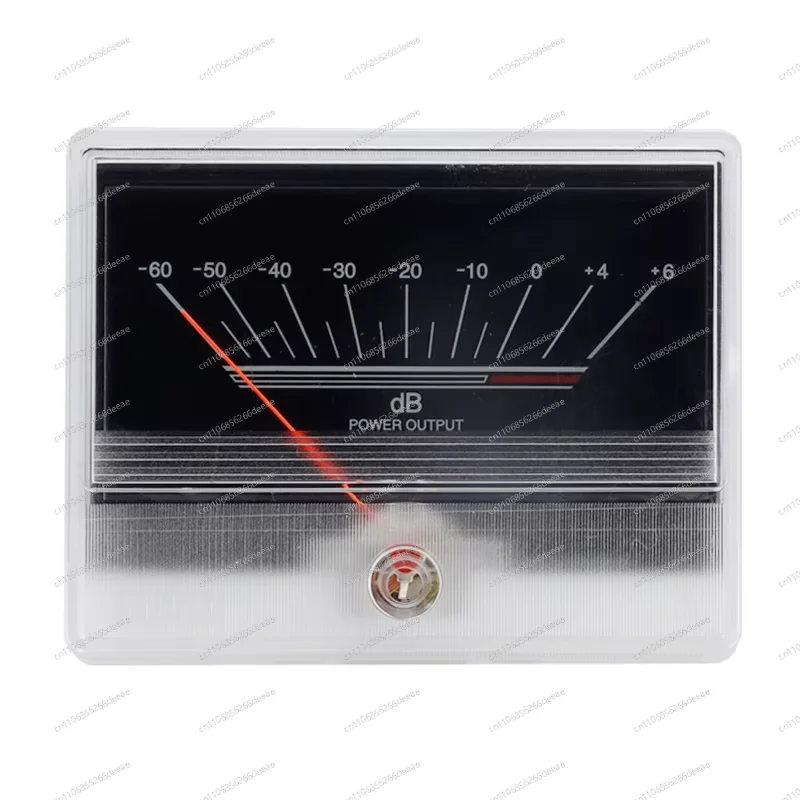Ybj custom label 90mm analog VU strap backlit with 1% accuracy for volume measurement, ammeter display