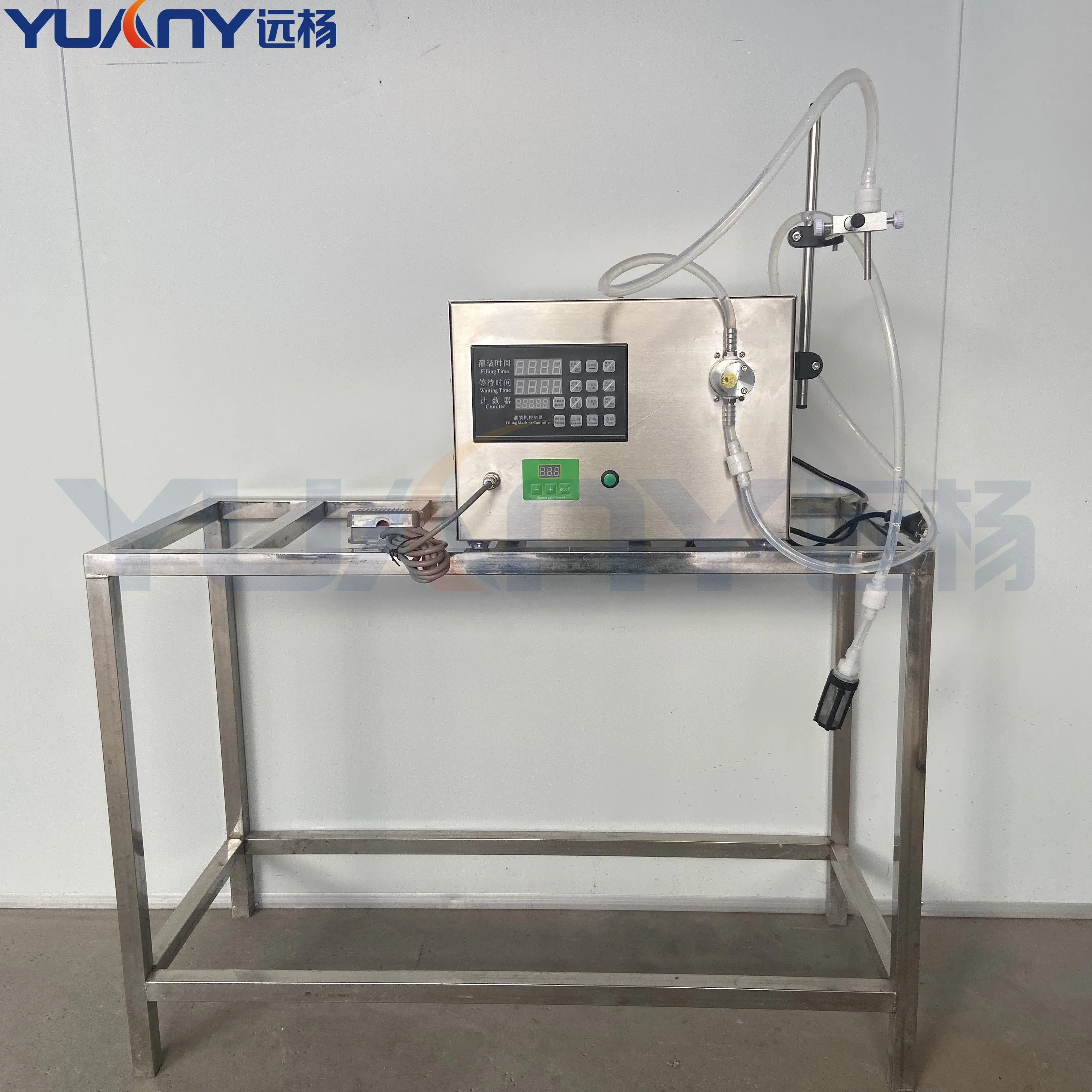 Electrical Liquid Filling Machine High Performance Manual Juice  Wine Milk Perfume Water Liquid Filling Machine