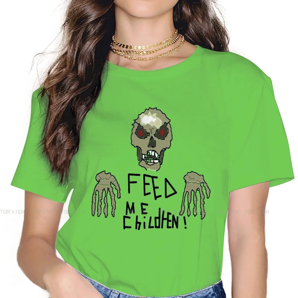 Terraria 5XL TShirts Skeletron is Hungry Distinctive Woman's T Shirt New Trend Tops