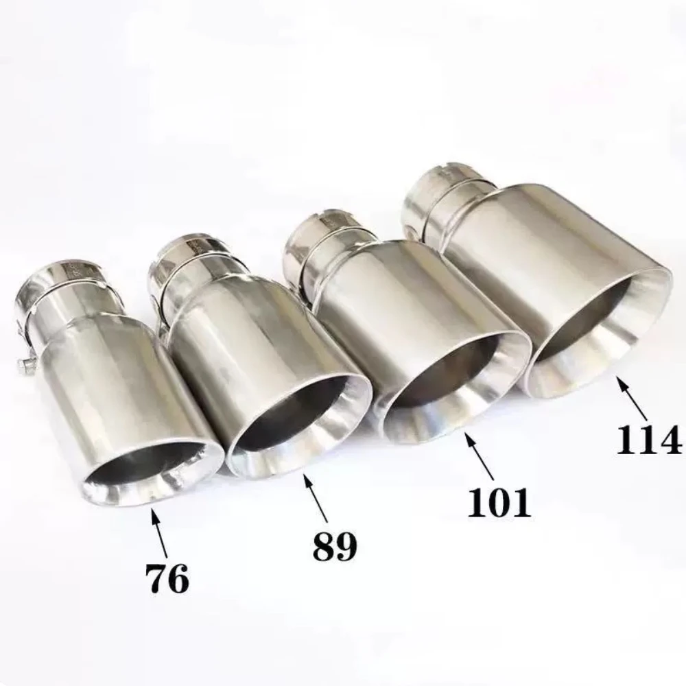1 Stücke 304 Edelstahl Auto Auspuffspitze System Rohr Universal Auspuffspitze Für VW GTI MK7 Golf7 Düse 60 MM 63mm Schalldämpfer Spitze