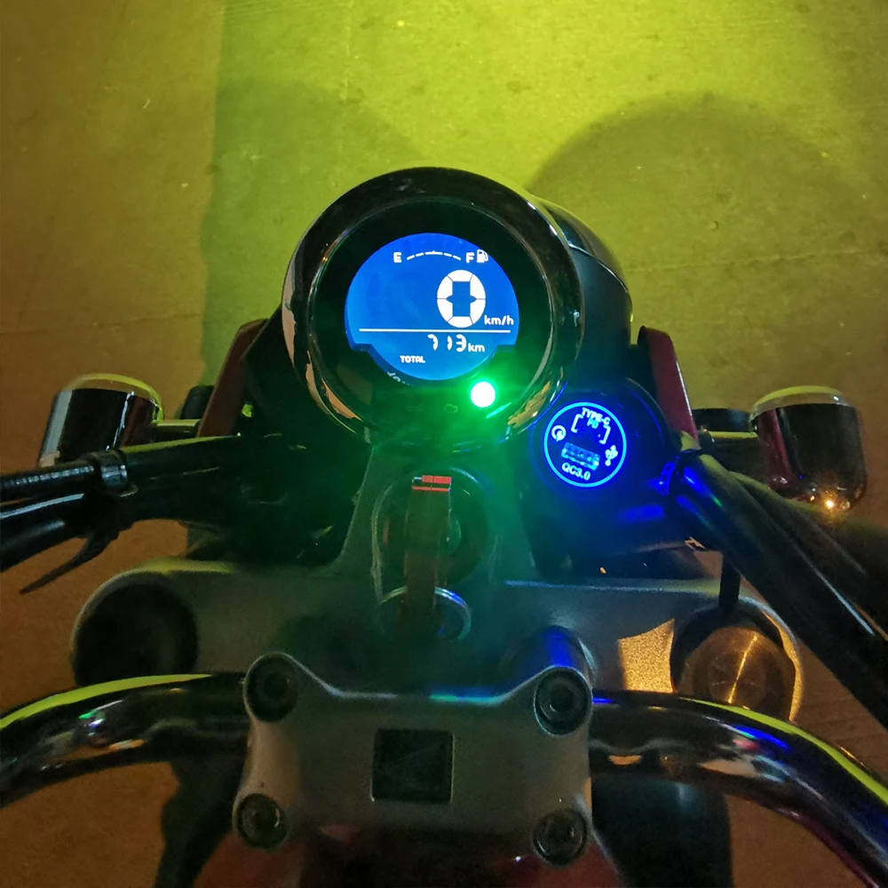 Fast Charger PD TYPE-C USB Port Kit W/Connector For Honda Monkey 125 Z125M Z125MA