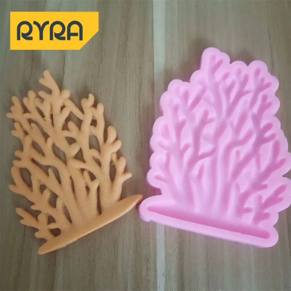 Seaweed Modeling Mold Durable Easy To Clean Modern Minimalist Style Silicone Material Decorative Mold Craft Mold Silicone Mold