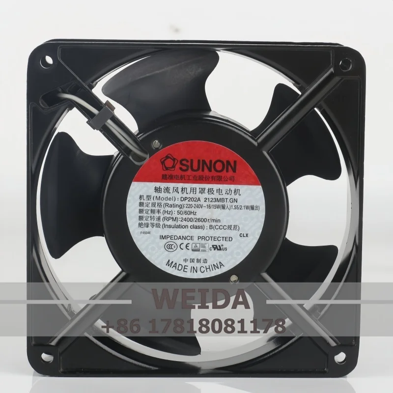 

New SUNON DP202A 2123MBT.GN 12038 220V industrial cabinet fan for heat dissipation
