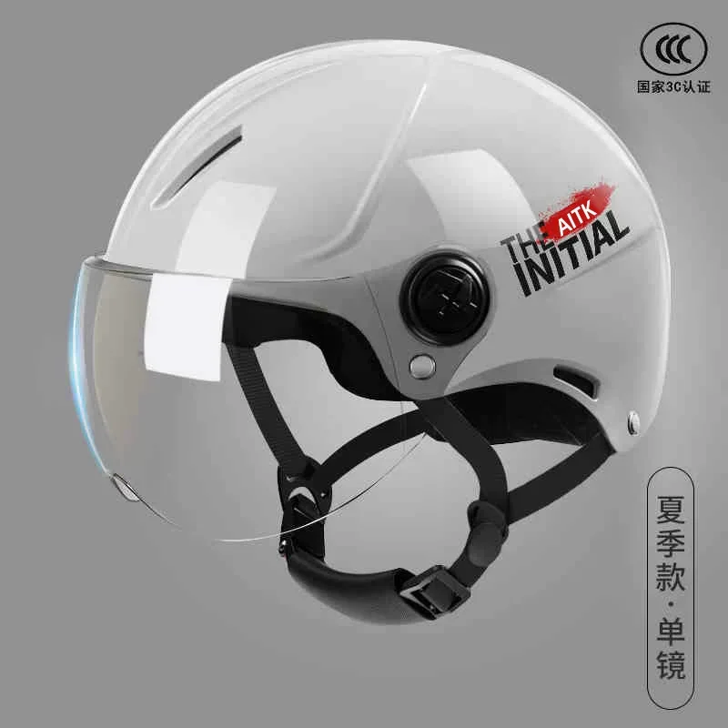 

YEMA 350/351 Helmet Lens Electric Bike Summer Sun Protection Windproof Transparent Visor Windshield Replacement Accessories