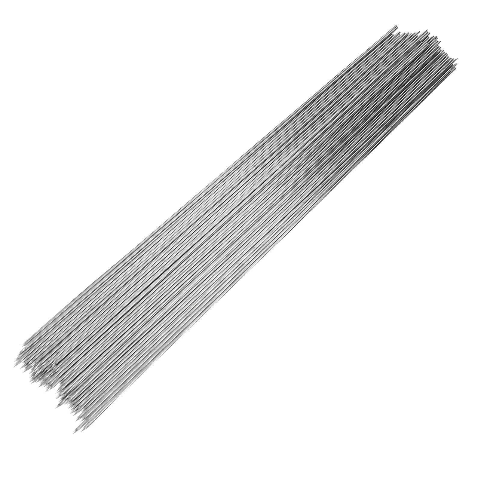 

100pcs Stainless Steel Barbecue Grilling BBQ Needles Sticks Skewers (Silver) Barbecue sticks Barbecue skewer