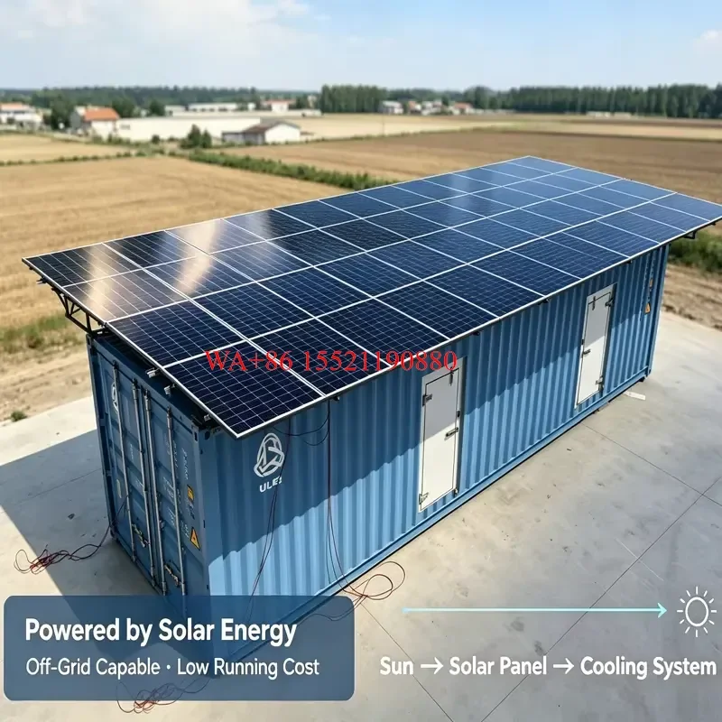 WMWMNU for Off-Grid Solar Power 20ft 40ft Cold Room Solar With Panel And Battery Solar Power Supply