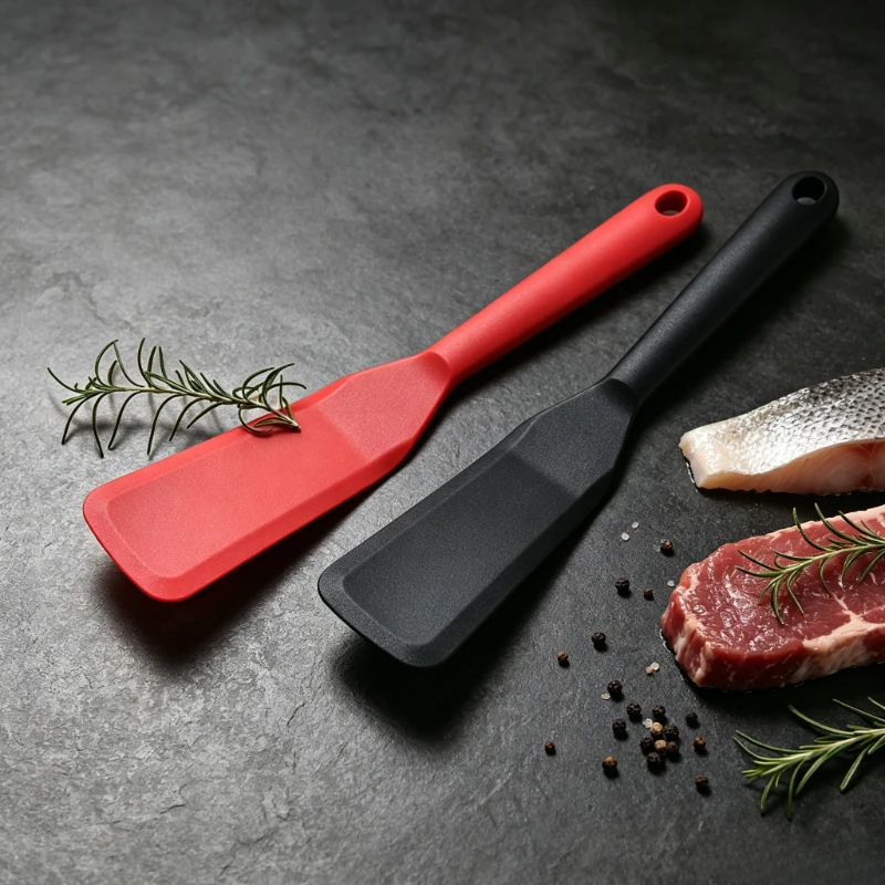 Home Cooking Steak - 1PC 일체형 실리콘 터너 주걱 내열