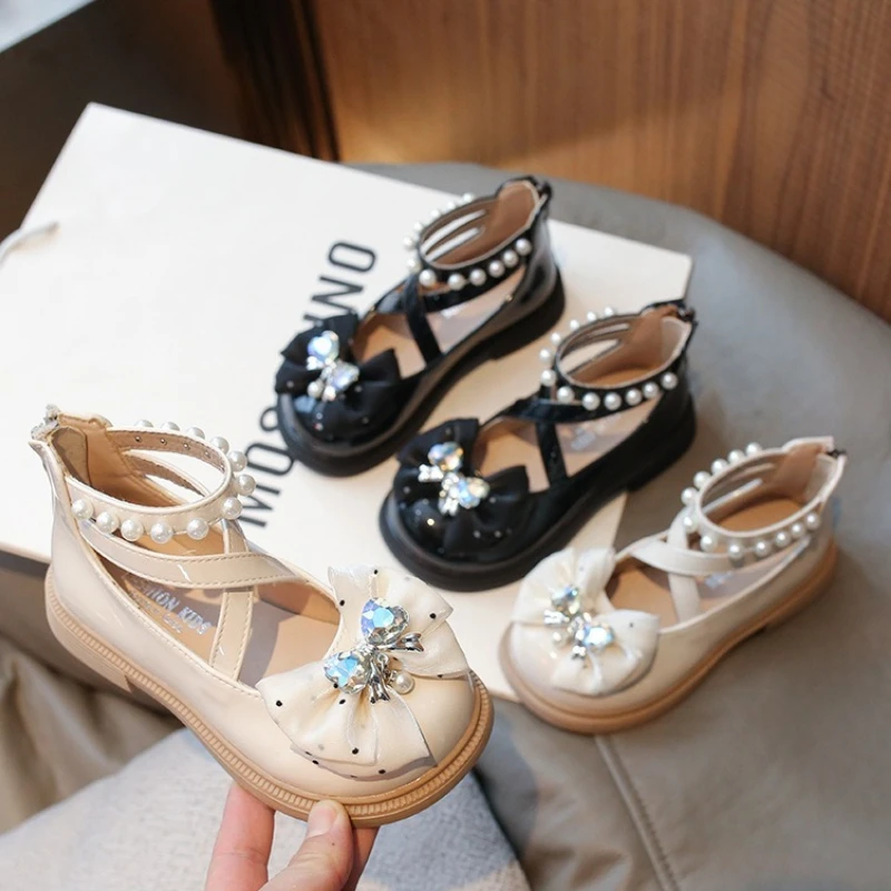 

Child Princess Sandals 2026 Summer New Korean Edition Child Bow Shoes Casual Girl Non slip Comfortable Versatile Walking Sandals