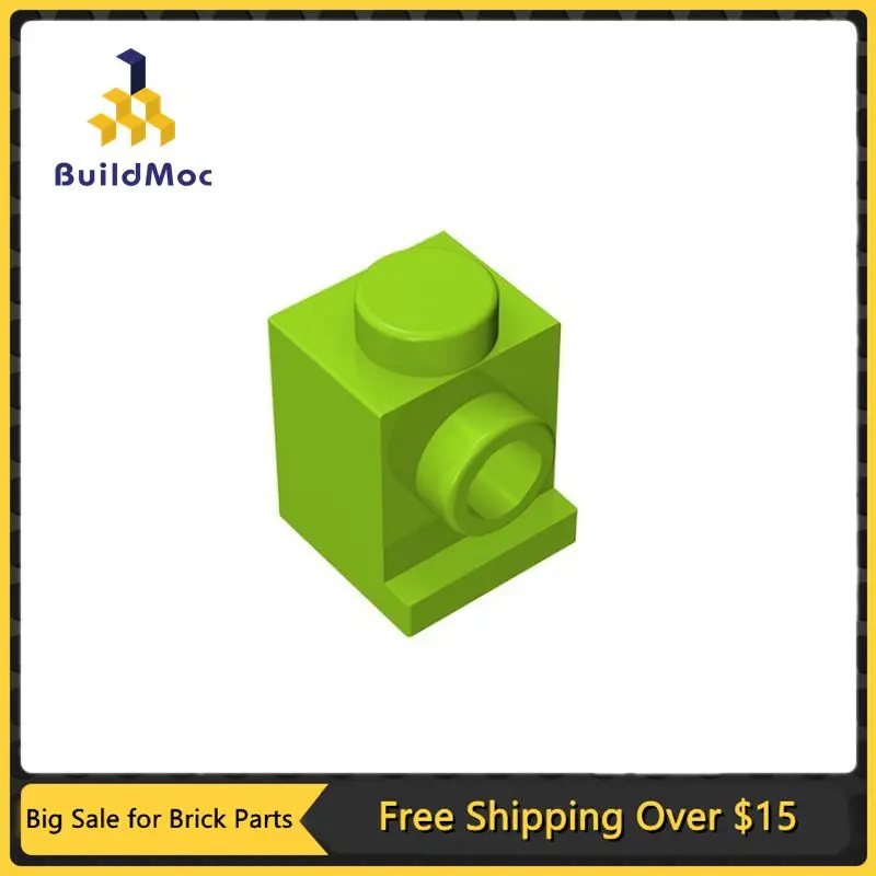 10Pcs MOC Parts 4070 30069 35388 Brick Special 1 x 1 with Headlight Compatible DIY Assmble Building Block Particle Kid Brain Toy