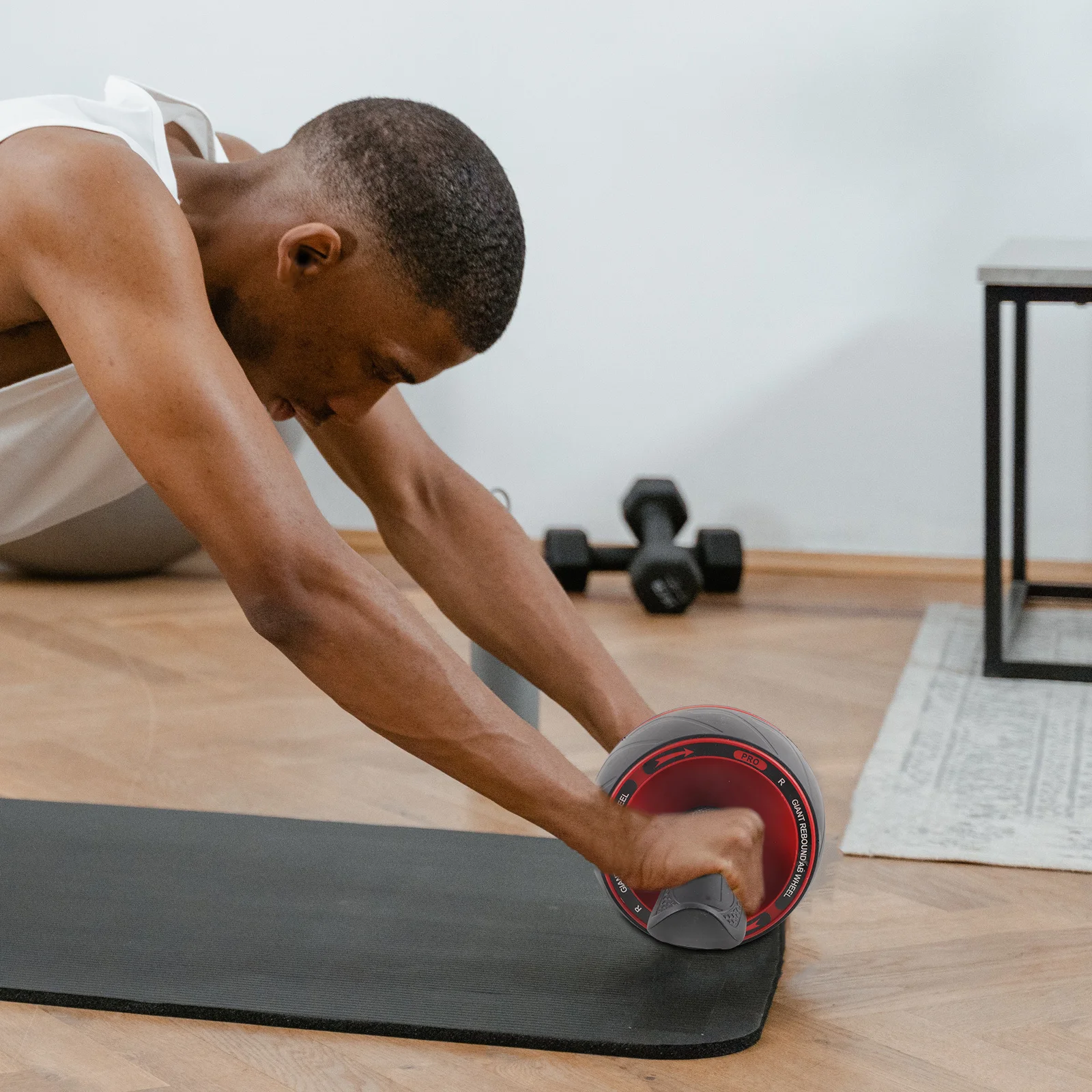 1 قطعة عجلة دوارة Ab عالية الجودة للتدريب الأساسي عجلة تمارين الصالة الرياضية المنزلية أجهزة لياقة بدنية أجهزة لياقة بدنية #4