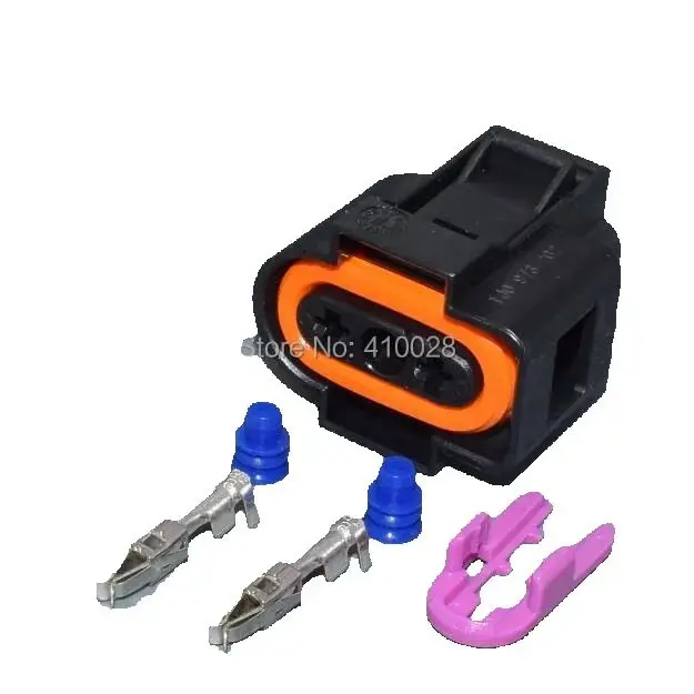 worldgolden 3.5mm 2 Pin/Way Washer Fluid Sensor Plug Auto Connector For 1J0 973 202