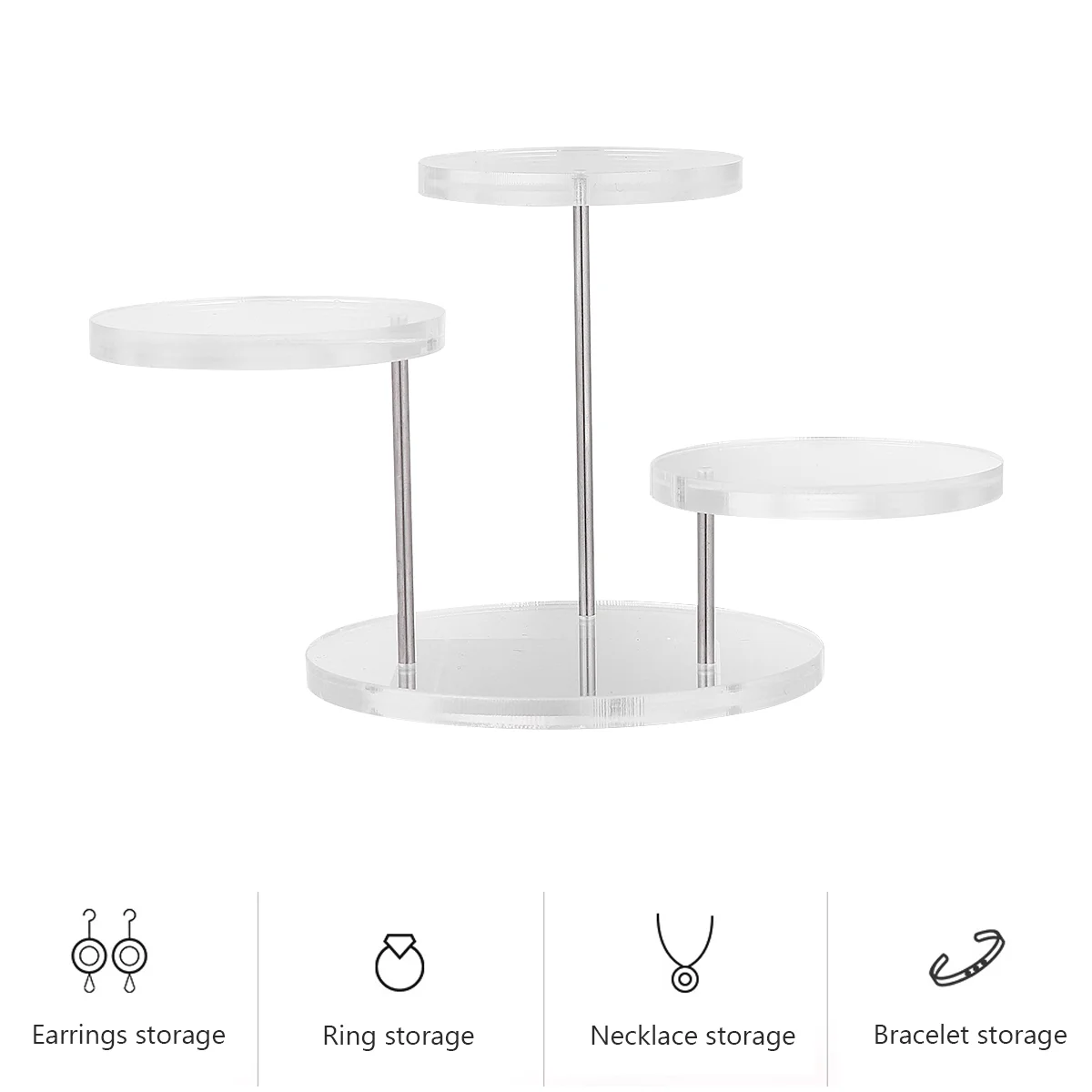 1 Set Ring-Display-Ständer, mehrschichtige Schmuck-Display-Ständer für Zuhause, Geschäft, Schmuck-Display-Rack, Ring-Show-Rack