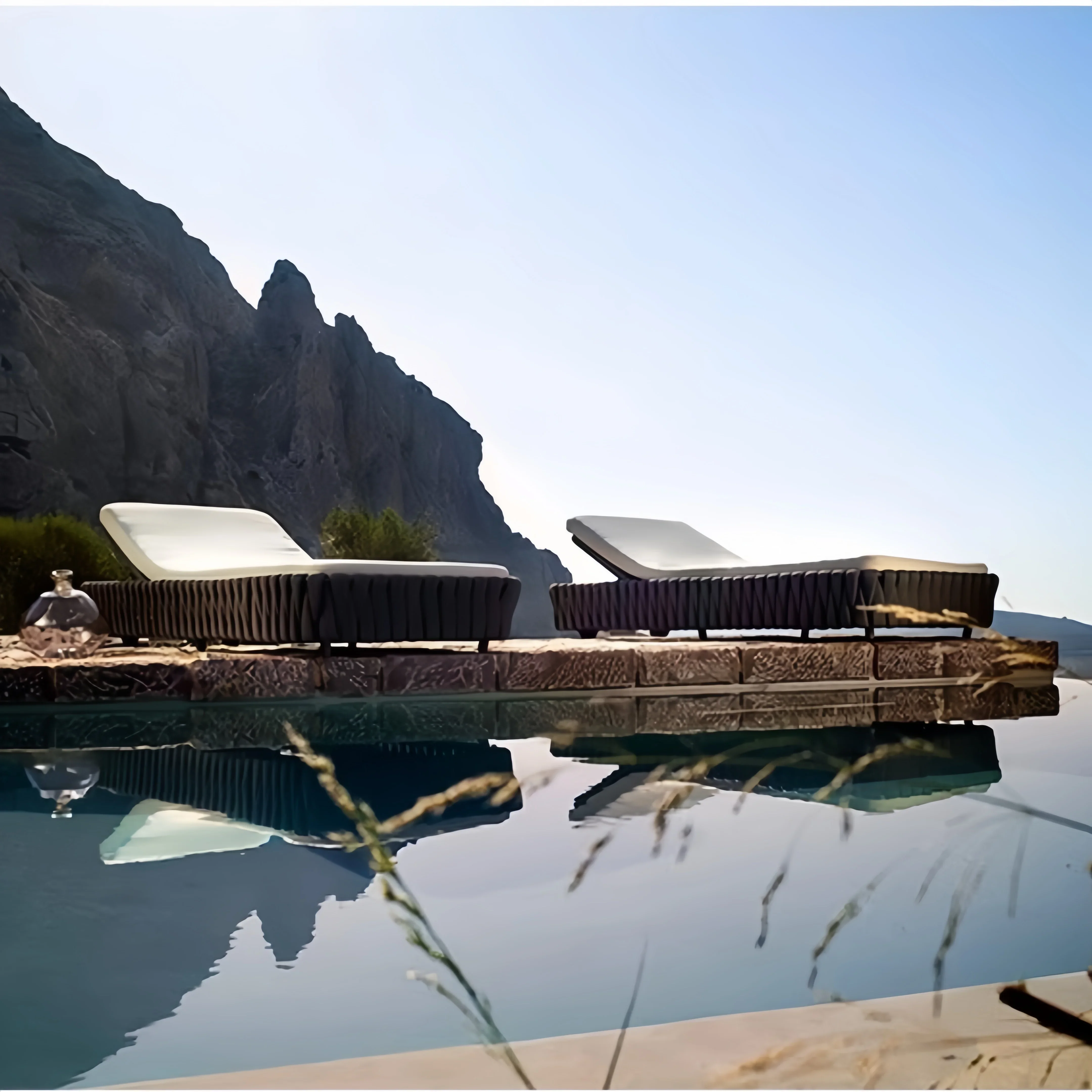 

Outdoor Lounger Rattan Outdoor Balcony Lounger