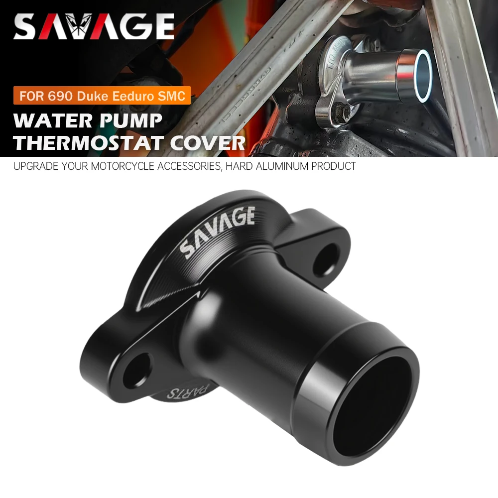 

690 Duke Eeduro SMC/R Supermoto LC4 Motorcycle Water Pump Thermostat Cover Coolant Water Pipe Connection For Husqvarna 701
