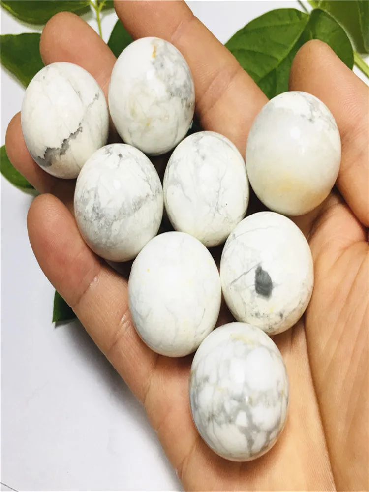 25mm Natural crystal white turquoise balls for home decoration