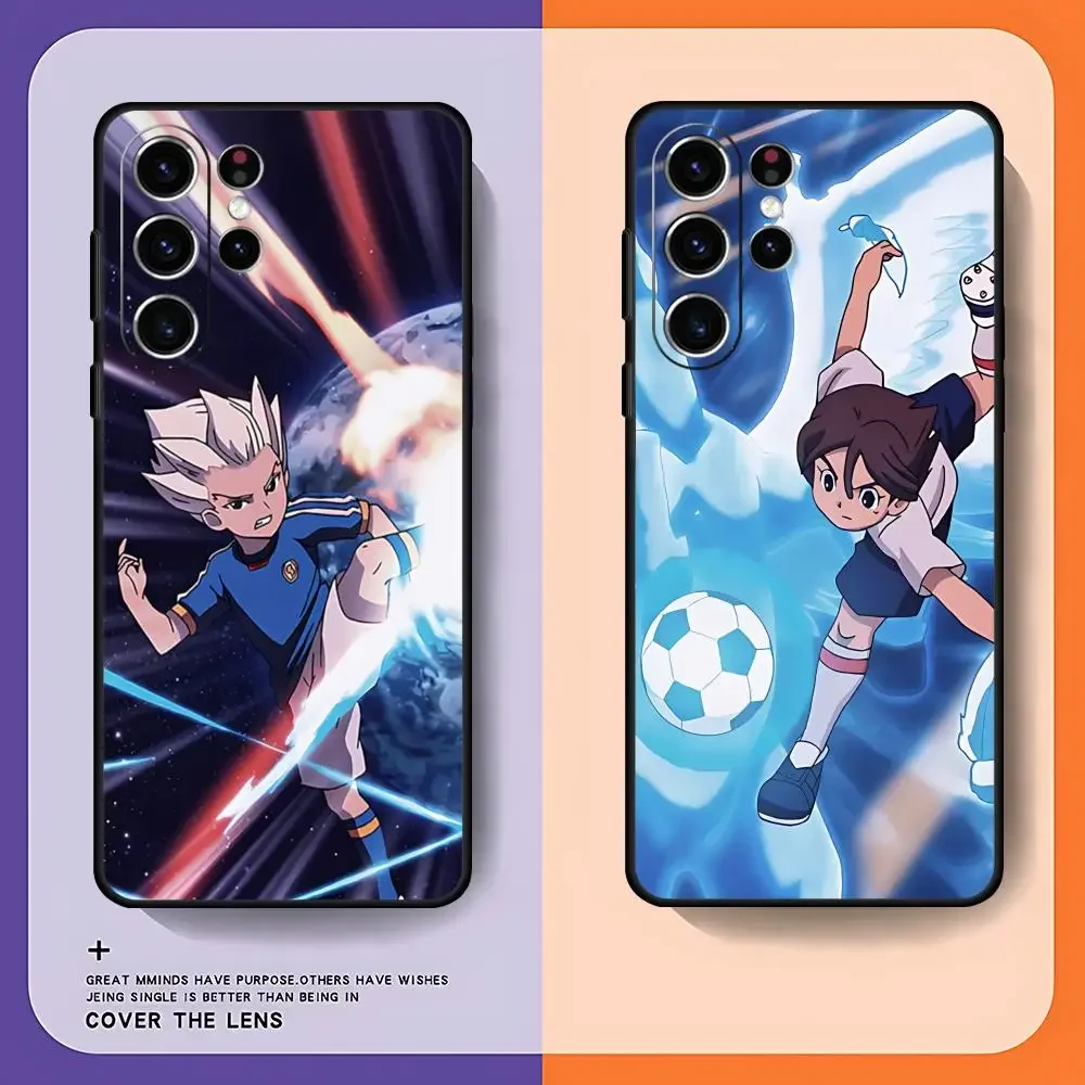 Чехол для телефона GOP японского аниме inazuma eleven для Samsung Galaxy S25 S24 S23 S22 S21 S20 Plus Ultra Note20 Limited, мягкий черный